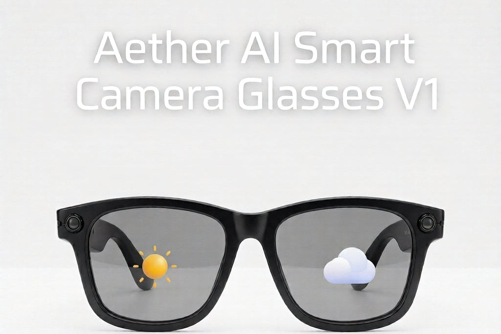 Aether AI Smart Camera Glasses V1